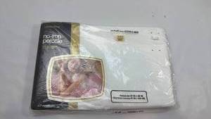 lot 48 image: No Iron Percale White Flat Double Bed Sheet
