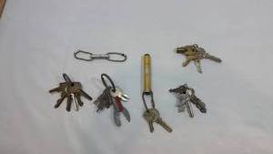 lot 97 image: Mixed Lot of Keys and Key Chains