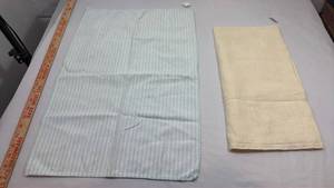 lot 196 image: Striped Cotton Tea Towels Set