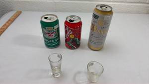 lot 263 image: Beverage Collection - Canada Dry, Coca Cola Olympic & Shot Glasses Set