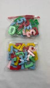 lot 283 image: Colorful Plastic Letter Set