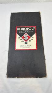 1930s Parker Brothers Monopoly Board Game