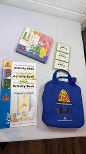 lot 295 image: Activity Book Series with Cassettes and Carrying Case