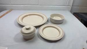 lot 297 image: Bowl and Plate Set