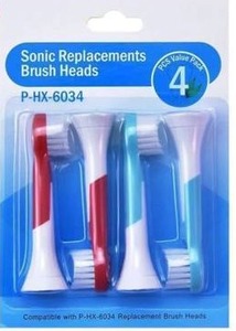 lot 27669 image: Replacement Toothbrush Heads, Pack of 12, for Phillips Sonicare HX6034
