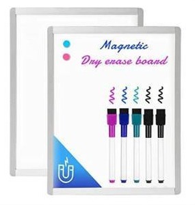 lot 27705 image: VUSIGN Small Dry Erase Whiteboard, 11 x 14 Inches, 2 Pack