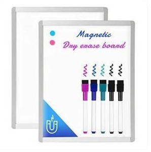 lot 27709 image: VUSIGN Small Dry Erase Whiteboard, 11 x 14 Inches, 2 Pack