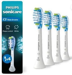 lot 27724 image: Phillips Sonicare C3 Replacement Toothbrush Heads, 4 Pack