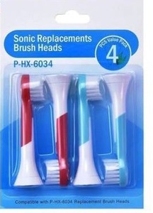 lot 27739 image: Replacement Toothbrush Heads, Pack of 12, for Phillips Sonicare HX6034