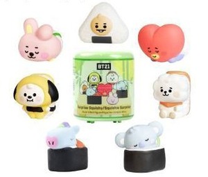 lot 27779 image: Hamee LINE Friends BT21 Cute Water Filled Squishy, 2 Pack
