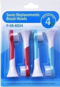 lot 27795 image: Replacement Toothbrush Heads, Pack of 12, for Phillips Sonicare HX6034