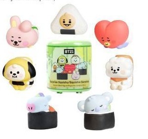 lot 27802 image: Hamee LINE Friends BT21 Cute Water Filled Squishy, 2 Pack