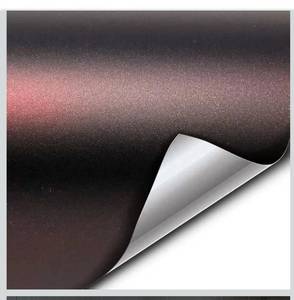 lot 6111 image: VViViD Matte Demon Black Premium Vinyl Wrap Film (3ft x 5ft)