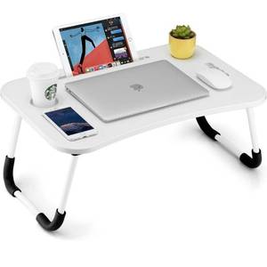 lot 6115 image: Foldable Laptop Table, Portable Lap Desk Bed Table Tray,