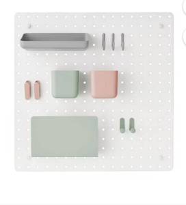 lot 6141 image: Members Mark Pegboard Organizer, 12-Piece Set