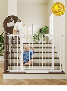 lot 6148 image: Cumbor 29.7-46 Baby Gate for Stairs