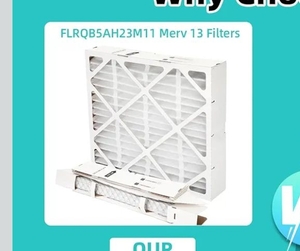 lot 6153 image: Merv 13 Filter Compatible with Trane Filters 17.5 x 20 x 4.7 -2 pack