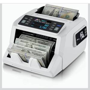 N71 Money Counter Machine Mixed Denomination, Dual-Display Mixed Denomination Value Counting Machine with UV/MG/IR/DD Counterfeit Detection, USD, EUR, MXN, GBP and CAD Business Money Counter - Retail $225