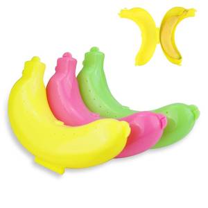 lot 6260 image: 3 Pack Banana Case, Banana Container Outdoor Travel BFA-Free, Plastic Banana Protector Box, Banana Case for Lunch Box, Storage Covers for Fruits Freshness Kicthen