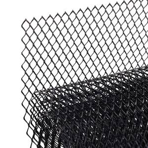 lot 6278 image: AggAuto Universal 40x13 Car Grill Mesh - Aluminum Alloy Automotive Grille Insert Bumper 6x12mm Hexagon Hole, One of the Most Multifunctional Shape Grids 100x33cm Black