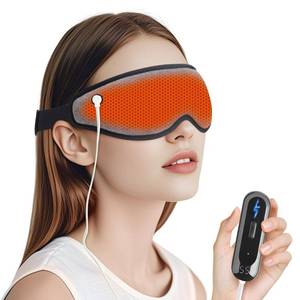lot 6294 image: OVVGO Heated Eye Mask Warm Eye Compress for Dry Eyes - Cordless Electric Heat Eye Mask with Temperature Timer Control Heating Pad for Dry Eye Relief, Stye, Blepharitis, Improve Sleep