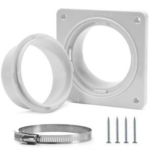 lot 6378 image: VIWINVELA Dryer Vent Hose Connector Kit - Dryer Vent Wall Plate - Dryer Duct Connector Wall Vent with Quick Connect & Disconnect Dryer Dock Connector (Dryer Vent Connector)