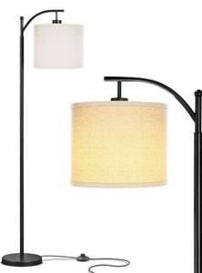 lot 6413 image: Brightech Montage LED Floor Lamp Modern Floor Light for Living Rooms &amp Office,