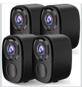 lot 6424 image: 4Pack Wireless HomeOutdoor Security Camera