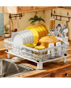 lot 6431 image: MOUKABAL Dish Drying Rack, Dish Rack