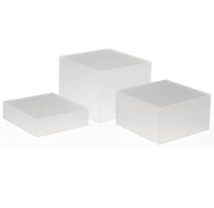 lot 6441 image: Stacking Display Cubes Nesting