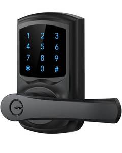 lot 6444 image: HIDALIFE Keyless Entry Door Lock with Keypad and Handle for Front Doors,