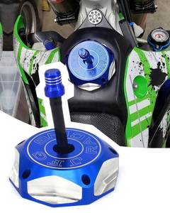 lot 6462 image: JFG RACING Dirt Bike Gas Cap Fuel Tank Cap For YZ85 2004-2023, YZ125YZ250 2004-2025, YZ250F450F 2004-2013, WR250F 2003-20092011-2013 And More Dirt Pit Bike, BLUE