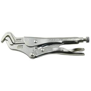 lot 6463 image: K Tool International 54053 Parrot Nose Adjustable Pliers, Non Slip Three Side Jaw Grip, Chrome Molybdenum Steel Construction, File Cut Gripping Surface, Heavy Duty Hand Tool