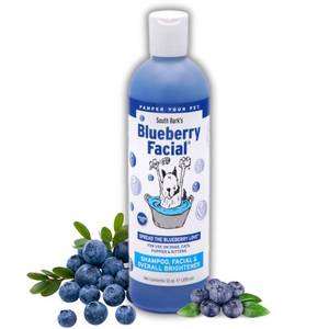 lot 6499 image: ShowSeason South Barks Blueberry Facial� Pet Shampoo 12 oz.  Brightener & Tear Stain Remover, Long-Lasting Odor Eliminator, Cruelty-Free, Paraben-Free, Made in The USA, for Dogs and Cats