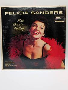 lot 44437 image: Felicia Sanders - That Certain Feeling LP Decca DL 8762