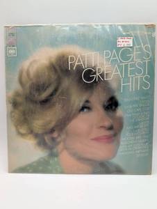 lot 22116 image: Patti Pages Greatest Hits Columbia Records CS 9326