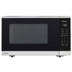 lot 1031 image: Panasonic 1.3 cu. ft. Inverter Microwave, 1200W - NN-SC67NS - Retail $170
