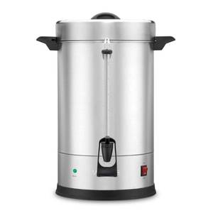 lot 1037 image: Waring Commercial WCU110 Coffee Urn, 110 Cup Capacity, Stainless Steel , 1500W, 120V, 5-15 Phase Plug, Silver - Retail $247