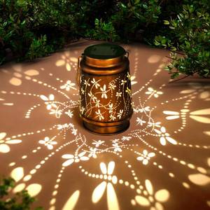 lot 1080 image: Dragonfly Birthday Gifts for Women Mom Grandma Solar Lanterns Outdoor Waterproof Garden Decor Metal Hanging LED Decorative Light for Patio Yard Lawn Backyard Front Porch Gardening Gifts - Retail $27