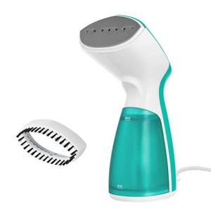 lot 1082 image: Sunbeam 1000W Compact Handheld Steamer with Brush Attachment - Retail $26