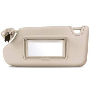 lot 1124 image: JOOLESER Left Driver Side Sun Visor Compatible with Nissan Altima 2013 2014 2015 2016 2017 2018 Without Sunroof, with Mirror and Light, Replacement # 96401-3TA2A, Beige - Retail $59