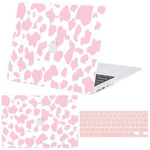 lot 1135 image: GABraden Compatible with MacBook Air 13.3 inch Case,��Older Version 2010-2017 Release Models A1369 & A1466 �� with Keyboard Protectors,Laptop Plastic Hard Shell��Pink Cow�� - Retail $19
