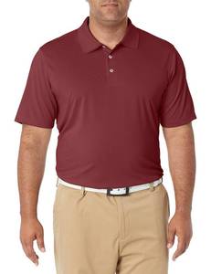 lot 1204 image: Amazon Essentials Mens Golf Polo Shirt, Quick Dry, Short Sleeve, Rich Burgundy, Medium - Retail $14