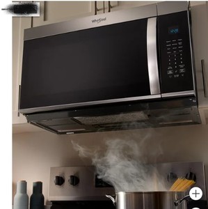 Whirlpool Microwave Hood Combination with Sensor Cooking - Retail: $530