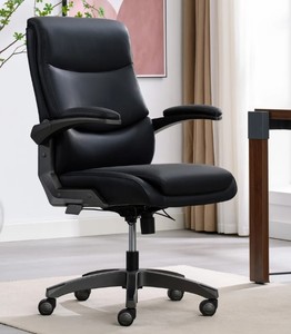 lot 1141 image: La-Z-Boy Manager Chair - Black - Retail $250