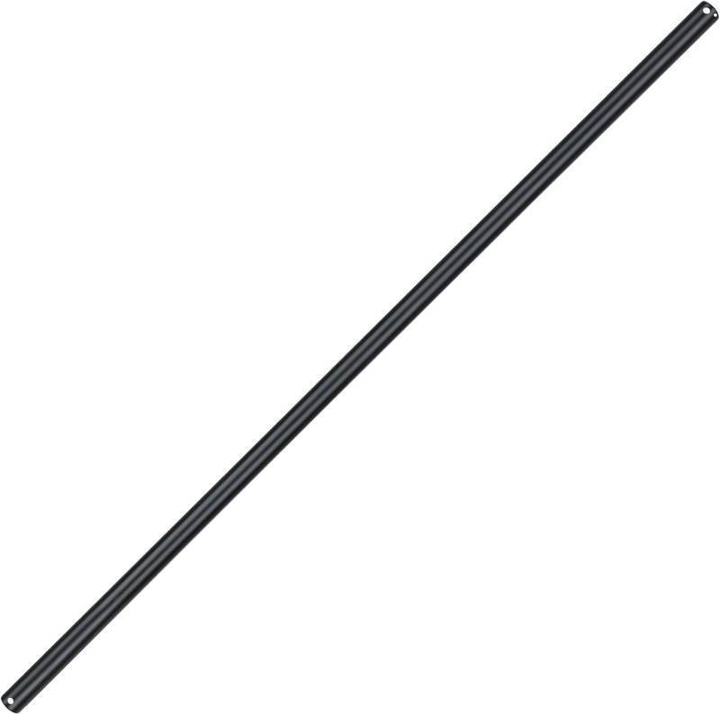 lot 2021 image: 60 Inch Downrods for Ceiling Fans, Dia 1.02 Ceiling Fan Extension Downrod in Matte Black, Unthreaded Ceiling Fan Extension Rod for Improved Airflow, Only Ceiling Fans Compatible, Not Threaded - Retail $60