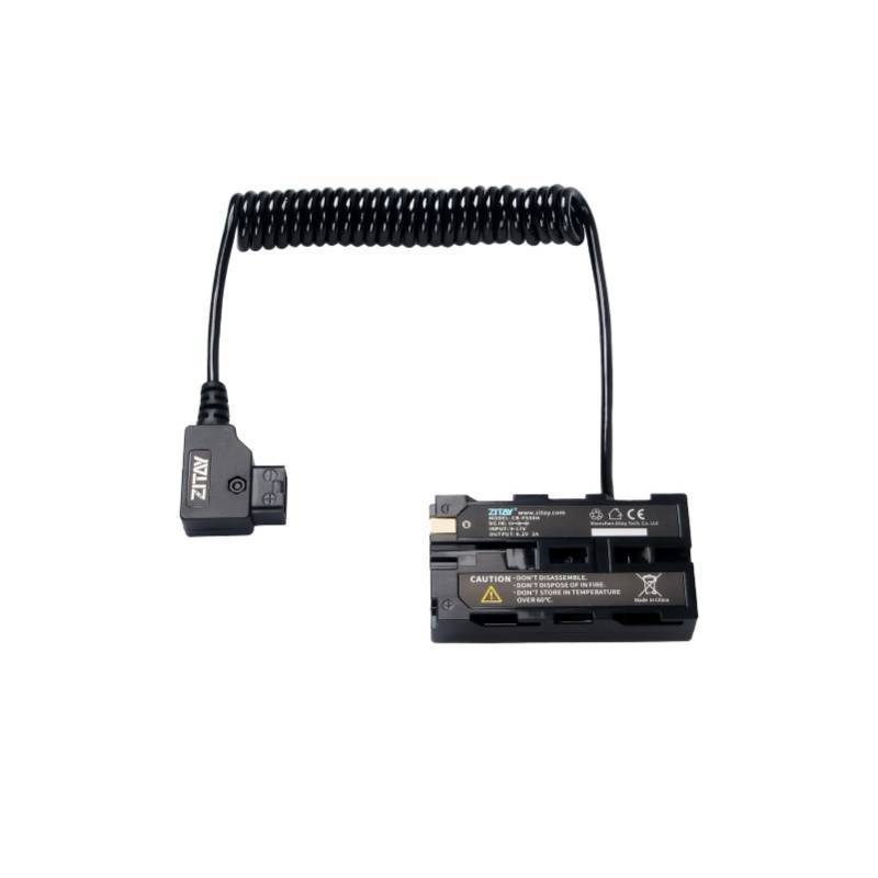 lot 2053 image: ZITAY D-tap Ptap to NP-F550 Dummy Battery Compatible for Sony NP-F550770570 NP-F970 Power LED Light Feelworld Atomos Ninja Monitor for DP30 LE Vmount AB Battery - Retail $50