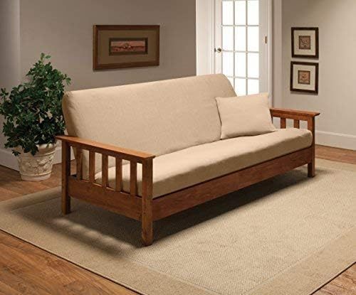 lot 2083 image: Jersey Futon Slipcover Linen - Retail $100