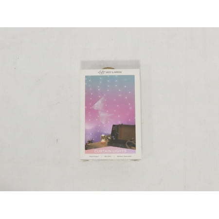 lot 2100 image: LED Curtain String Light Mystical - West & Arrow - Retail $25