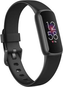 Fitbit Luxe Fitness & Wellness Tracker with Stress Management, Sleep Tracking, 24/7 Heart Rate, Waterproof Activity Monitor, Black/Graphite, One Size with S & L Bands Included